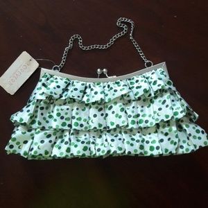Polka Dot Clutch Purse